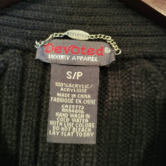 Devoted 3/4 Balloon Sleeve Cardigan Small - Picture 3 of 3